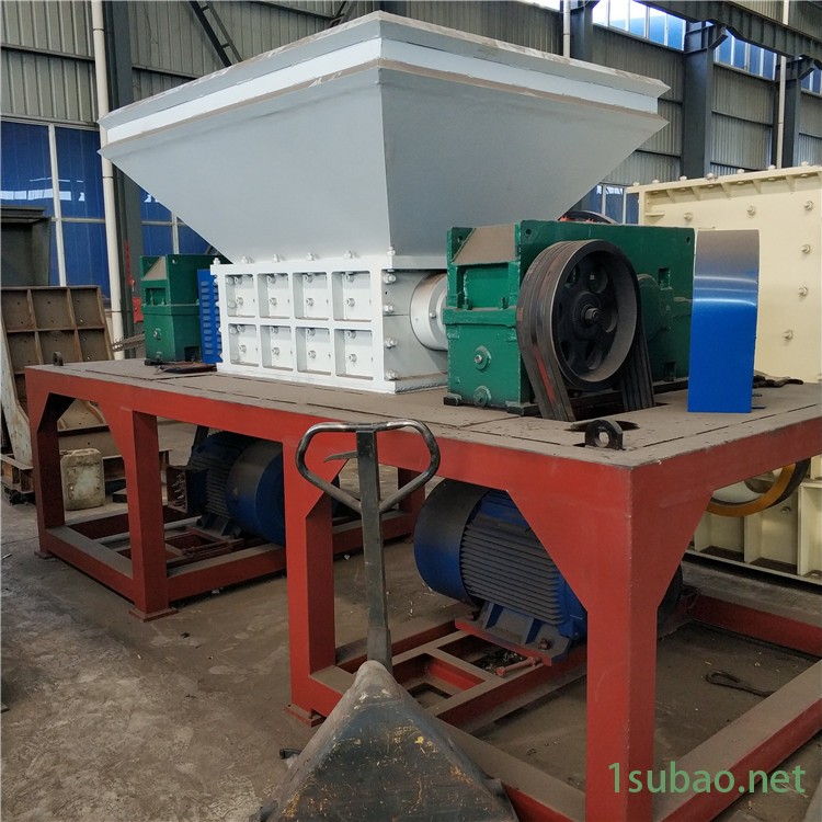 远星厂家直供废旧橡胶模具撕碎机 双轴果盘塑料托盘海绵块粉碎机 生活垃圾撕碎机设备图2