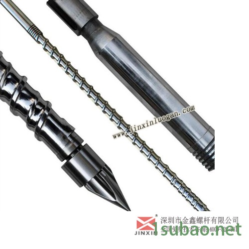 供应角式注塑机30T-3500T螺杆料筒组 PA尼龙加纤螺杆图2