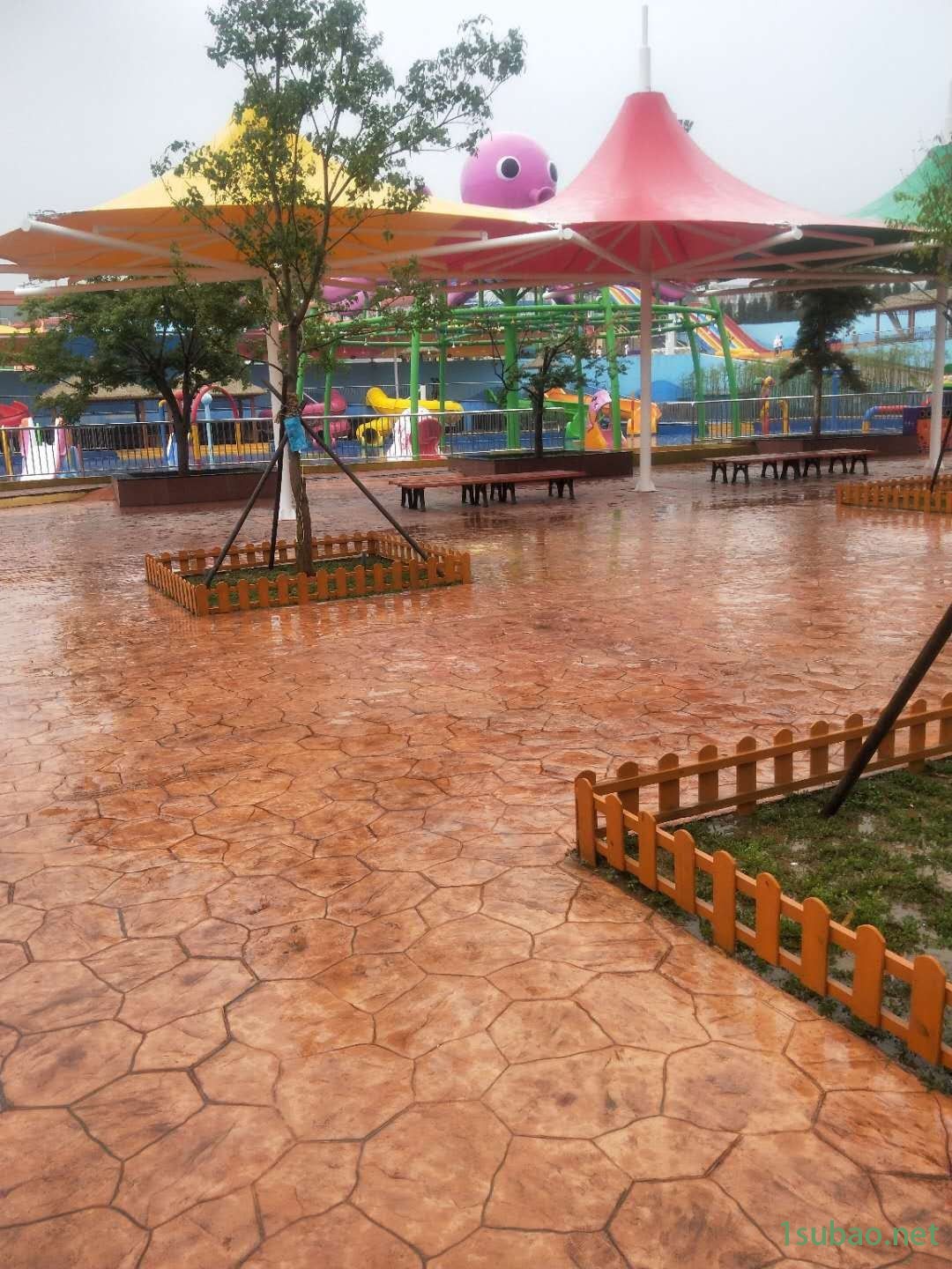 水泥压模模具 压模工具橡胶模具 桓石压模地坪 可定制 仿石压模地坪 天水 平凉 庆阳地区材料配送 工程施工图2