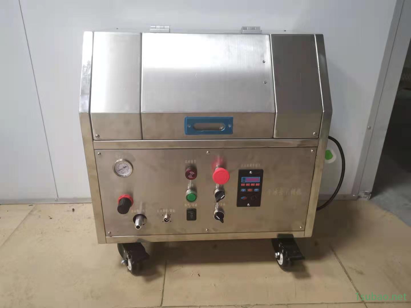 单槽高压干冰清洗机厂家 小型移动式熔喷布喷丝板模具清洁设备图2