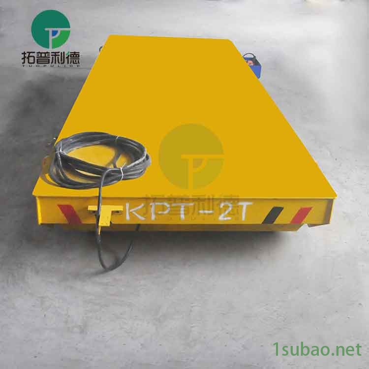 新乡新利德模具车间电动平车   工厂KPT-10T轨道搬运车   差速转向轨道转运车    地爬小车图2
