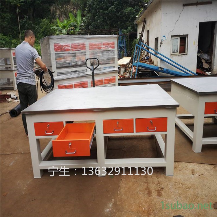 理顿ld-gzt568车间修理钢板工作台 模具钢板工作台 模具装配操作台图2