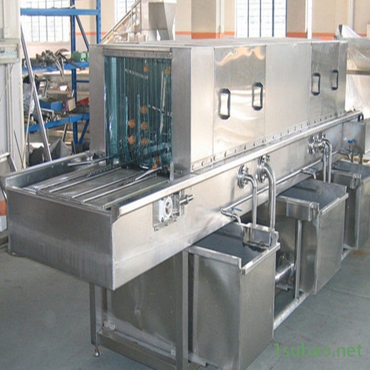 巧克力盘子清洗机 模具托盘清洗机 隧道式洗盘机图2