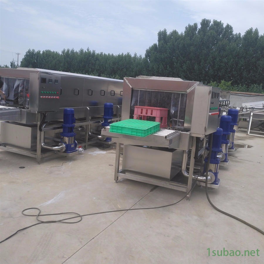 莲藕筐去污洗筐机 龙虾筐清洗风干一体机 糕点模具喷淋清洗机 义康制造图2