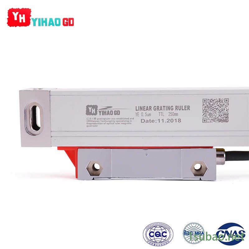 光栅尺显示器铣床磨床车床电子尺数显表5U高精度一米内套装，车床光栅尺，三坐标光栅尺图2