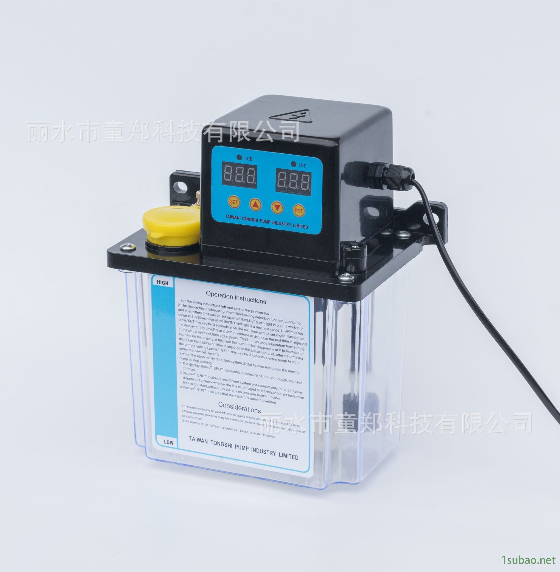 [TZ-50/2C-A]厂家直销电磁泵双显 全自动0.5-2升可带压力表24-220V数控机床油泵加油注油器冲压车床磨床图5