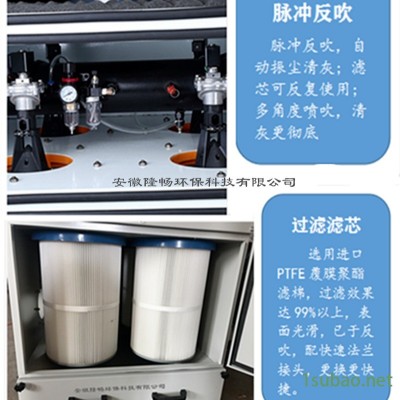 3KW金属打磨吸尘器 五金铸件打磨抛光除尘器 金属切割去毛刺集尘器 磨床打磨抛光收尘器