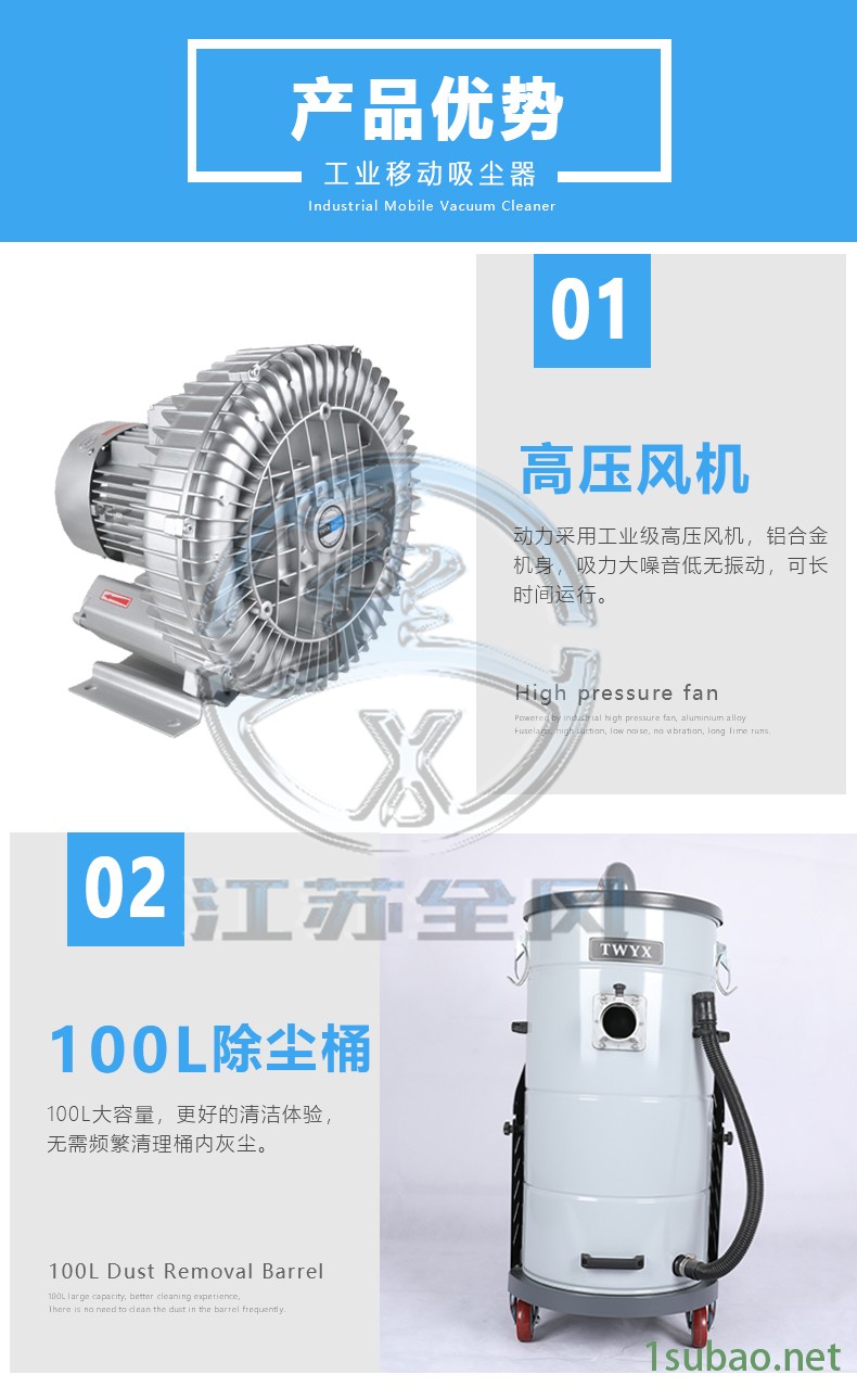 磨床粉尘吸尘机,机械刀模具磨床集尘器厂家图2