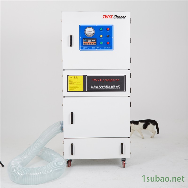 制药厂粉碎机除尘器 4KW 白灰窑厂除尘器 磨床工业集尘器图2
