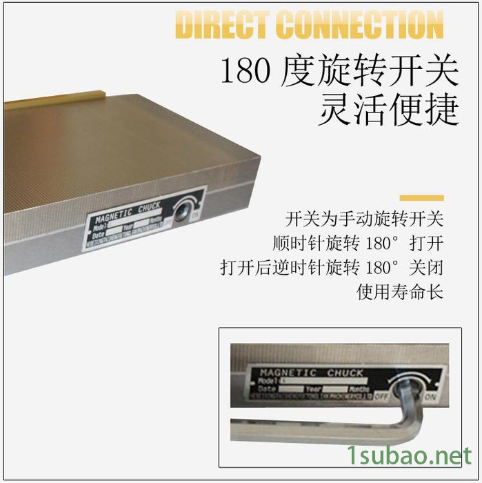 航亿 细目永磁吸盘 磨床吸盘图3