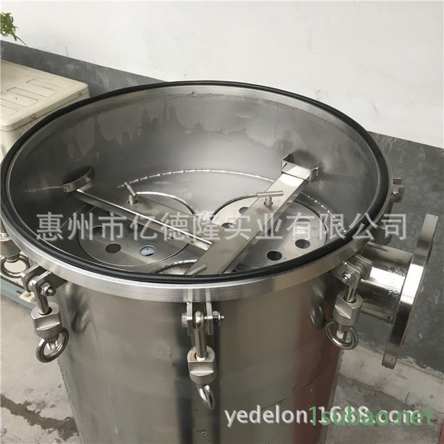 大流量三袋304不锈钢袋式过滤器 油漆 化学品 润滑油 药液过滤图4