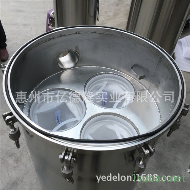 大流量三袋304不锈钢袋式过滤器 油漆 化学品 润滑油 药液过滤图2