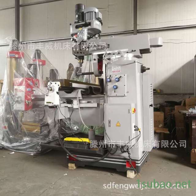 滕州市丰威机床厂家直销5号/4号炮塔铣床 立卧两用炮塔铣支持定制 质量保证图3
