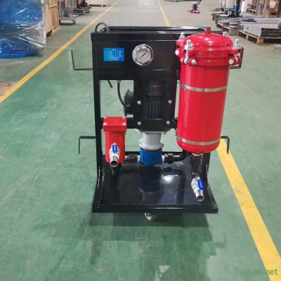 国海滤器LYC-100Ax30 润滑油滤油机 移动式滤油机生产厂家
