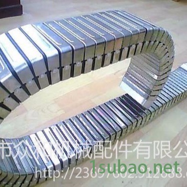 桥式钢铝拖链专机拖链机床附件封闭式铁拖链线缆保护拖链金属拖链厂家铣床车床镗床拖链图5