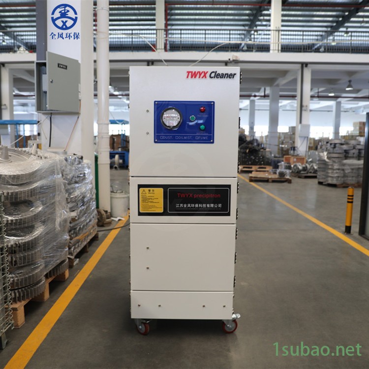 铣床雕刻粉尘收集除尘设备5.5KW象棋磨光除尘柜式集尘器全风图2