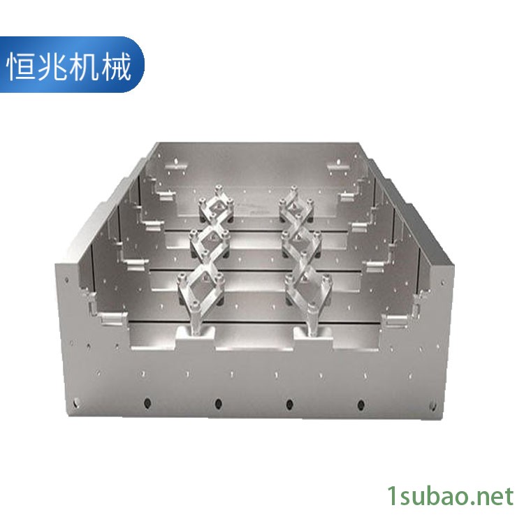 定制 伸缩式钢板防护罩  铣床导轨防尘防铁屑 钢板防护罩图2