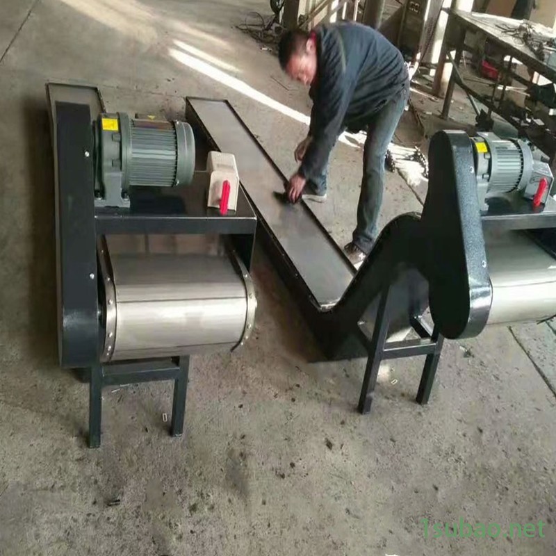 曲轴铣床磁性排屑器 厂家生产转子铣床强磁输送排屑器图2