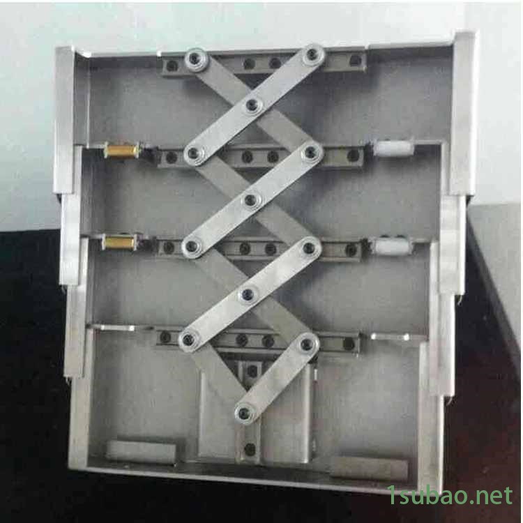 高品质钢制伸缩式护罩钣金护罩铣床导轨不锈钢保护罩异型定制图6