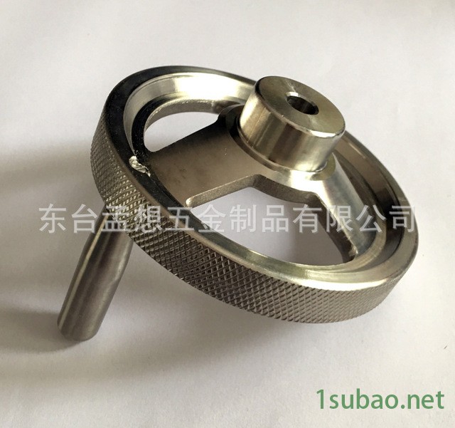 CNC机加工不锈钢手轮 手柄手轮 机床手轮 铣床钻床冲床锯床手轮 手轮定制 不锈钢手轮定制 精密铸造手轮机加工图2