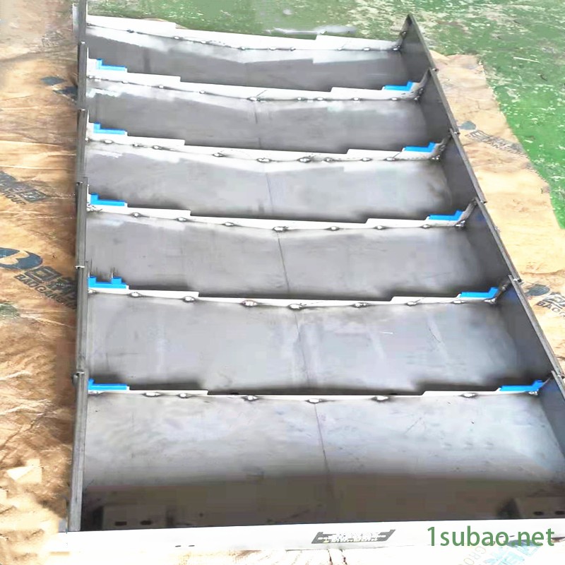 南通数控铣床钢板防护罩 鑫姆迪克定做XK2280铣床导轨伸缩防护罩图2