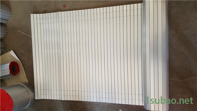 新型铝型防护帘、数控机床铝帘子、车床铣床铝帘子沧州机床防护罩图2