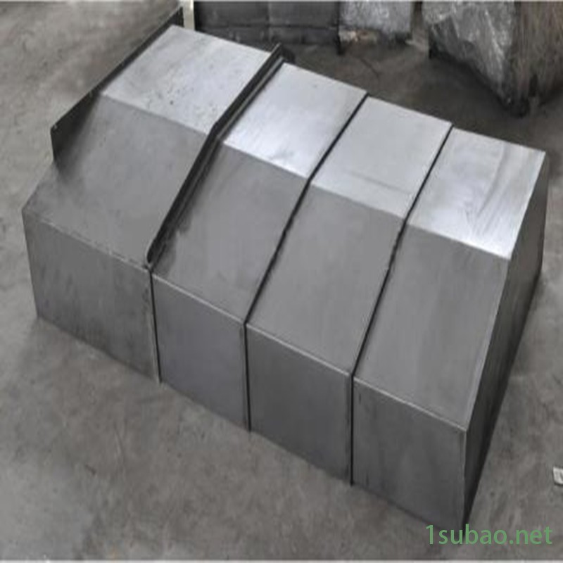 加工不锈钢板防护罩 铣床钢板防护罩 导轨伸缩钢板防尘罩图2