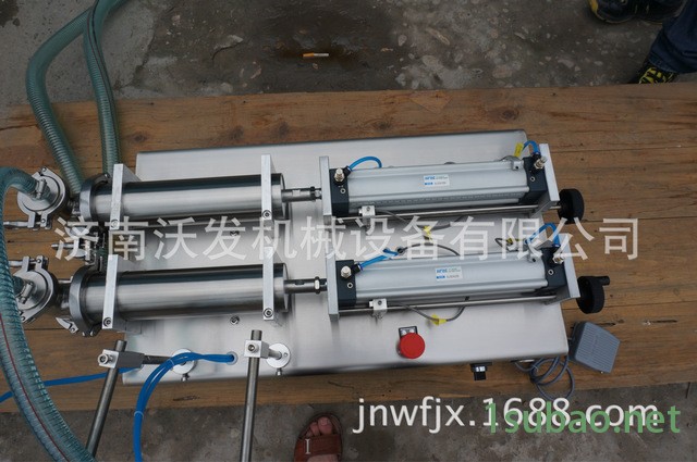 气动卧式灌装机沃发 洗衣液定量灌装机 润滑油洗洁精灌装机图4