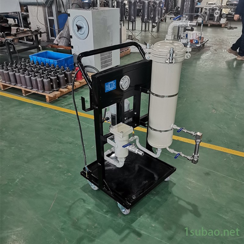 国海滤器LYC-63Ax30 润滑油滤油机便移式滤油机加油过滤机生产厂家图2