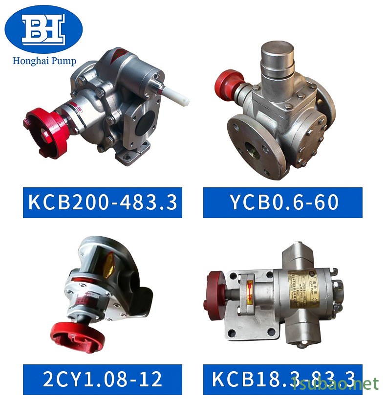 润滑油齿轮泵 鸿海泵业 KCB83齿轮泵 输送过程不起火花  精准选型  支持定制图2
