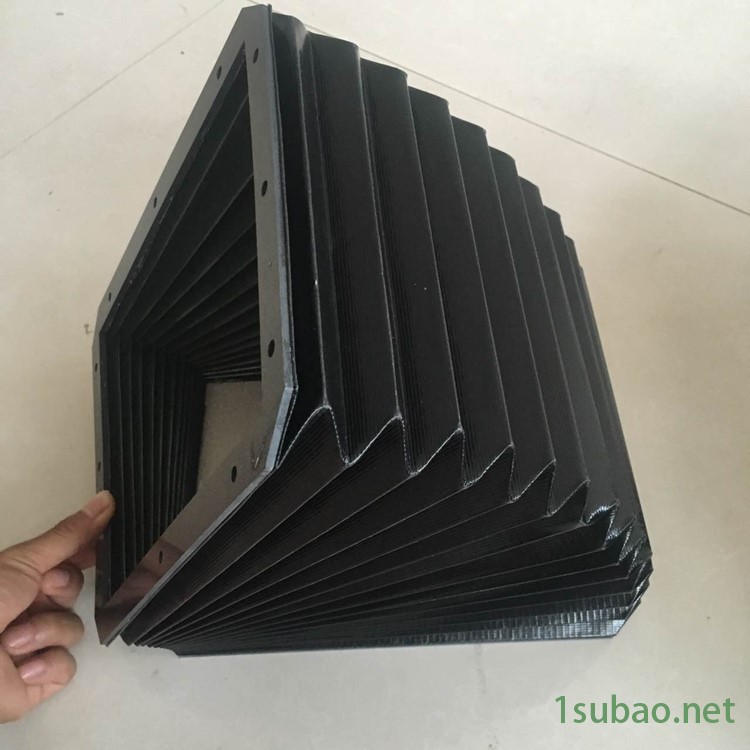 一字型新款铣床机床附件防尘卷帘伸缩柔性导轨风琴防护罩皮老虎图2