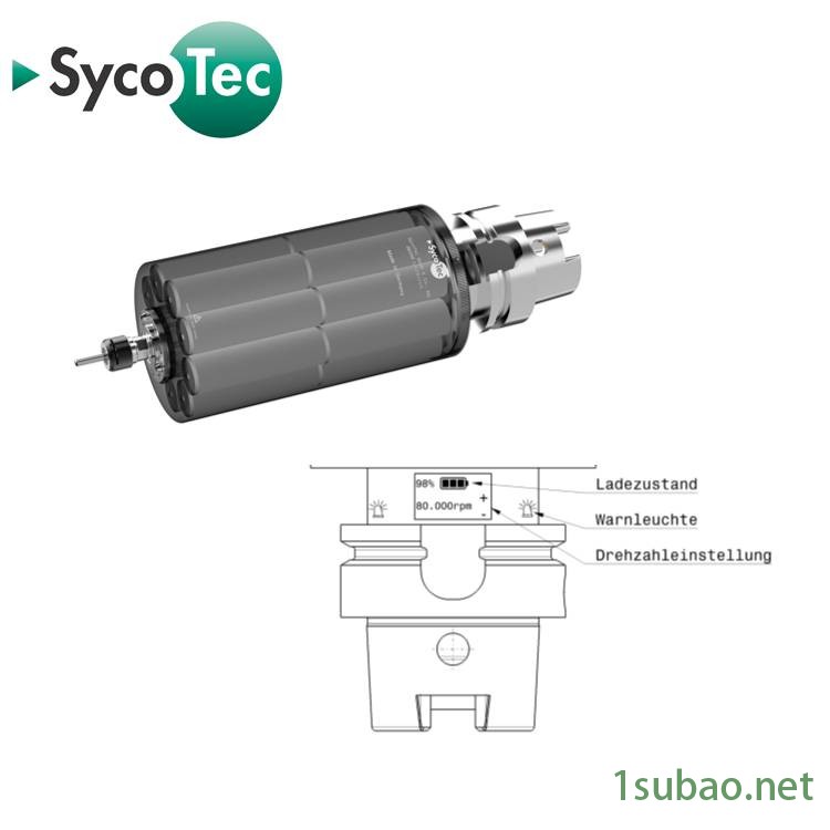 德国SycoTec机床铣削切削主轴动力头铣床铣削头机床刀库高速旋转柄
