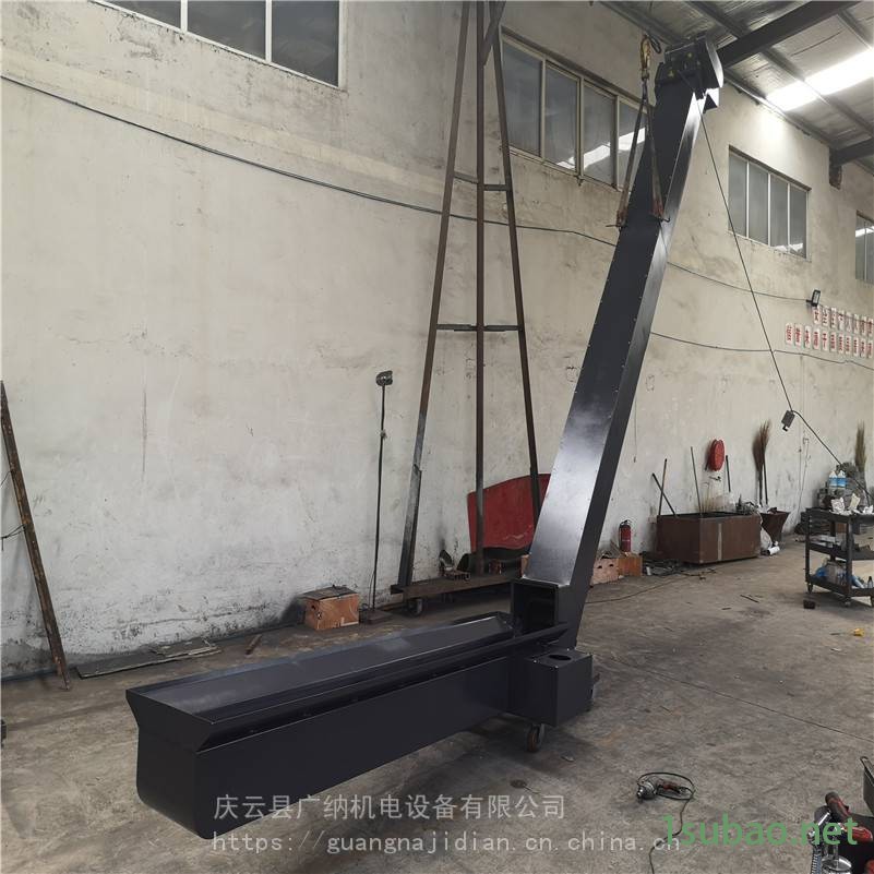 广纳刮板细铁屑排屑机湖南无噪音排屑机铣床排屑机厂家直销图3