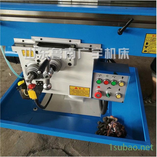精品山东鲁南升降台铣床X6036卧铣大行程立式五金铣床自动进给图3