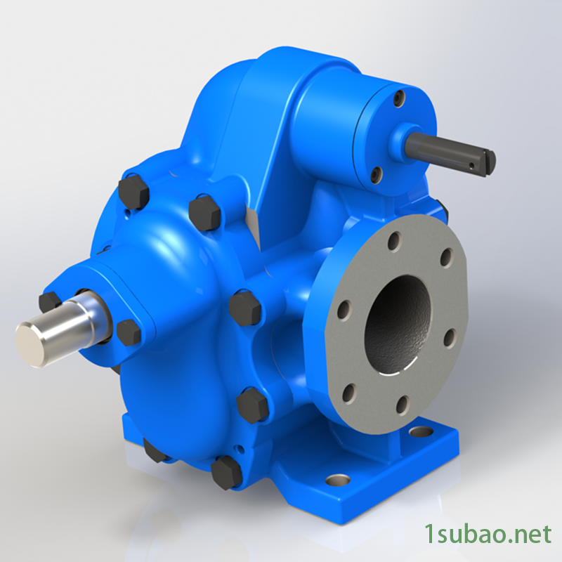 泊头齿轮泵厂生产  废润滑油装车泵KCB-2500齿轮泵  泵体采用铸铁材质 带安全阀图2