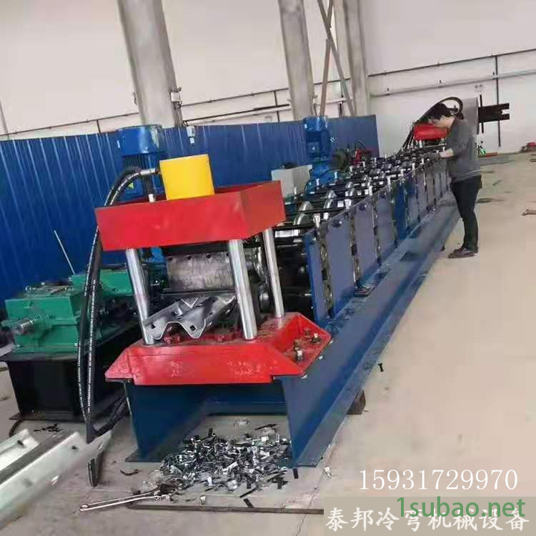 泰邦 坚固轧型高速护栏板机器 金属镀锌护栏板成型机 冷板轧型高速护栏板材设备图2