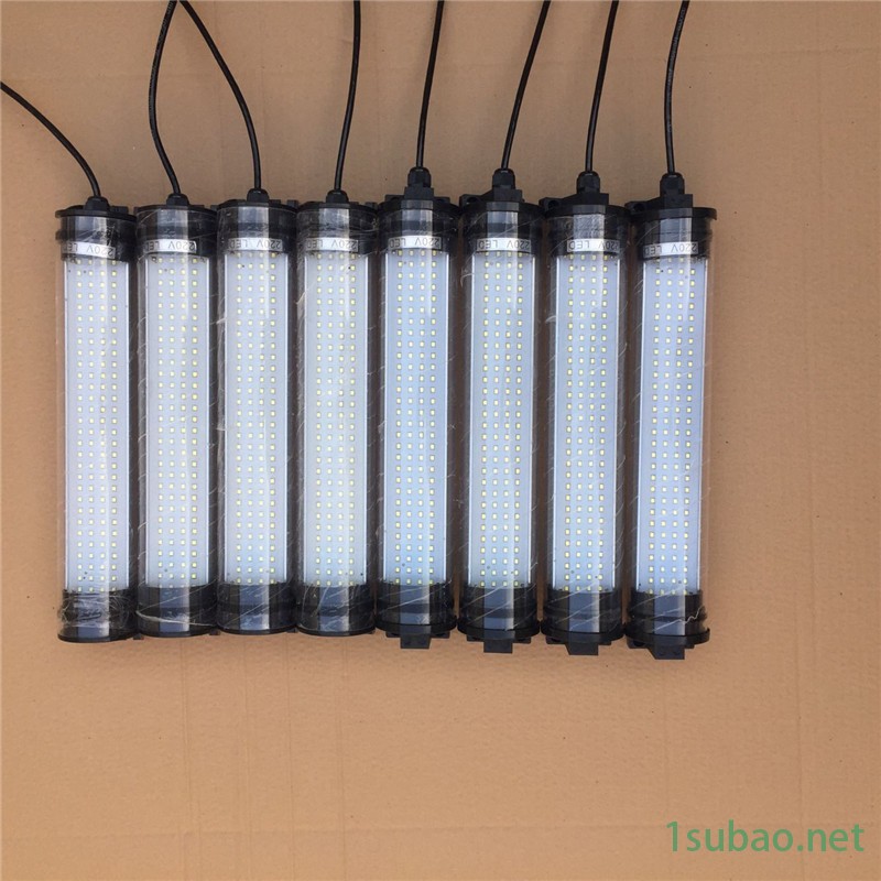 车床冲床磨床铣床机床灯 圆管型LED机床工作灯  防水防爆防油防尘工作灯24v36v220v110V 机床三防灯昊旭图2