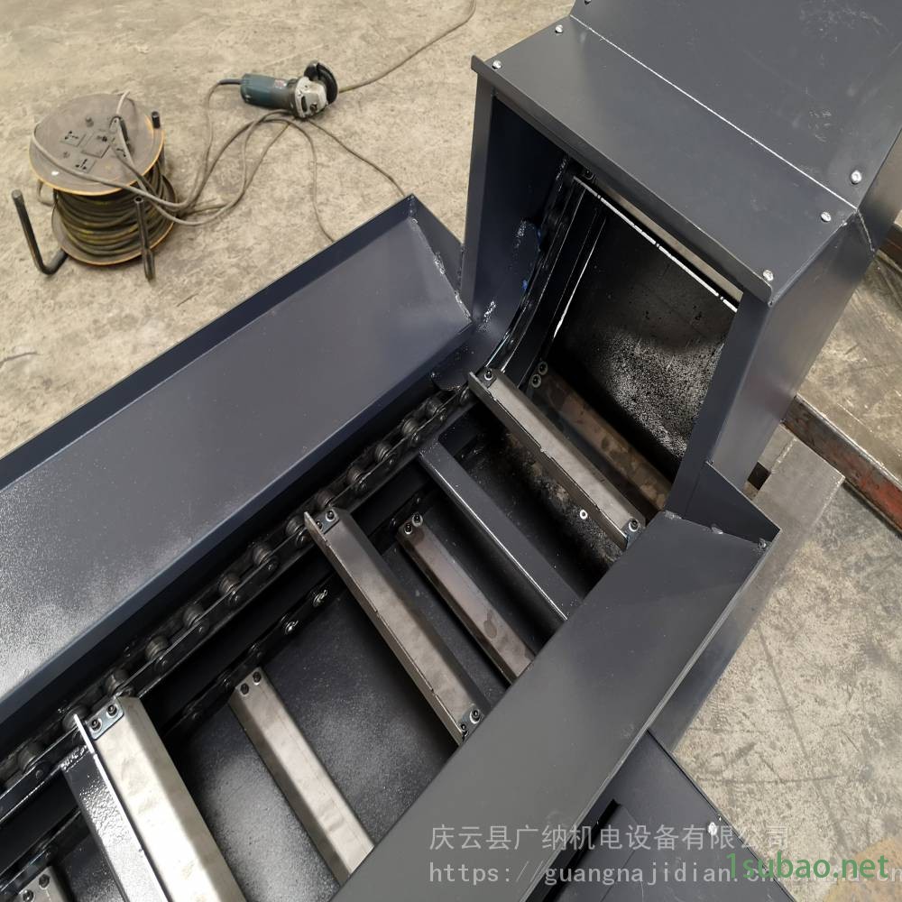重庆刮板式排屑器 镗床刮板式输送机 不锈钢排屑机定制厂家图3