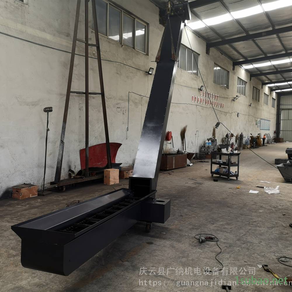 重庆刮板式排屑器 镗床刮板式输送机 不锈钢排屑机定制厂家图1