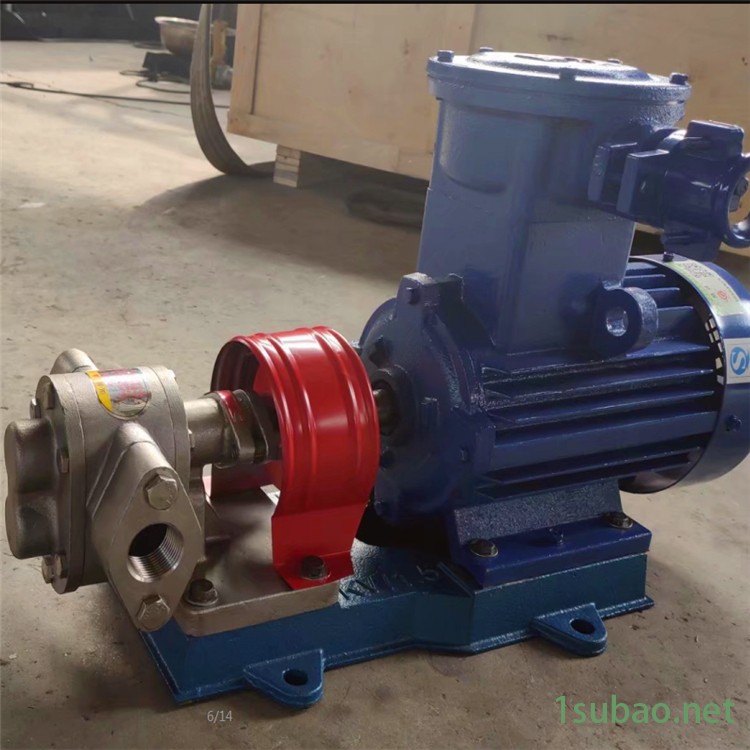 KCB铸铁齿轮泵 润滑油输送泵 耐腐蚀泵食品泵 飞越机械图2