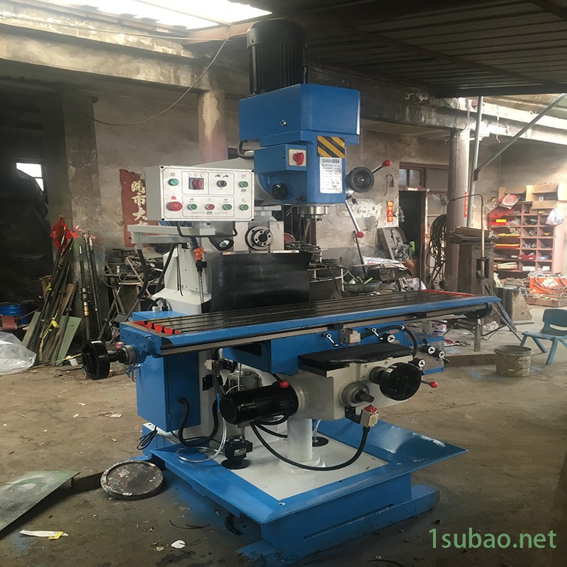 厂家供应ZX6332钻铣床小型立卧两用钻铣床SD精机多功能自动走刀升降铣床X6332工业级升降台铣床图2