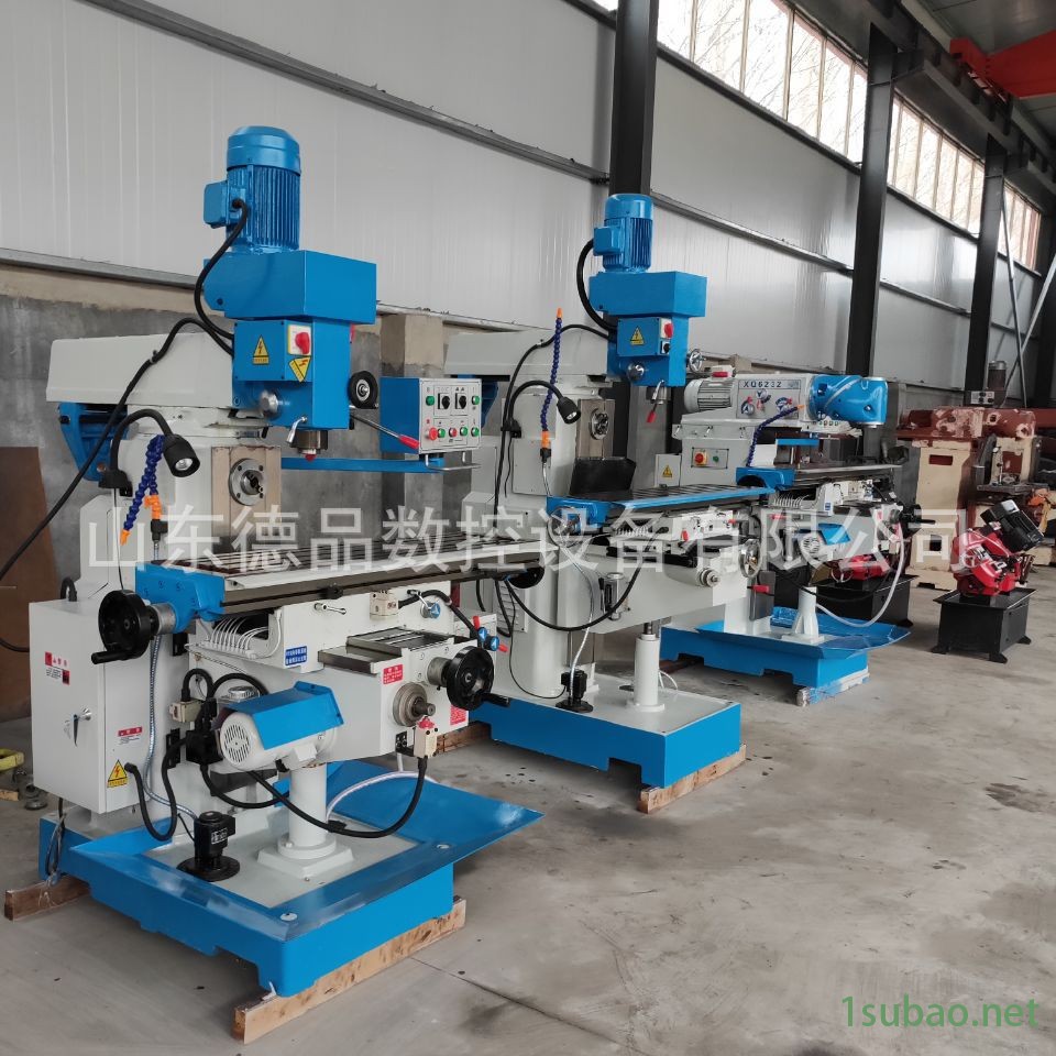 钻铣床厂家现货直销多功能升降台铣床 ZX6326高精度立卧两用铣床、自动进刀钻铣床全国包邮终身维护图4