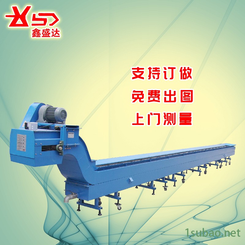 数控车床链板排屑机  铣床废料提升输送机  螺旋排削器定做图2