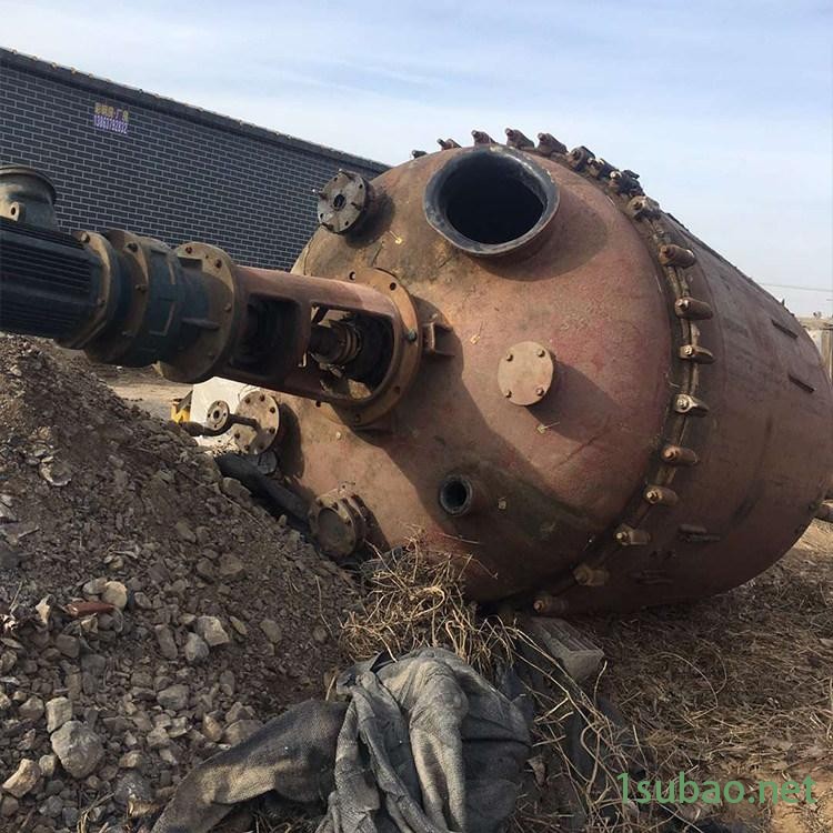 二手3吨反应釜 批发二手不锈钢反应釜 纵海 ZH-56 二手润滑油反应釜 外盘管反应釜图2