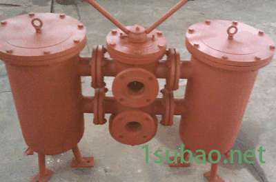 滤网双筒过滤器 双筒过滤器 价格优惠 大流量滤油器 润滑油净化装置图2