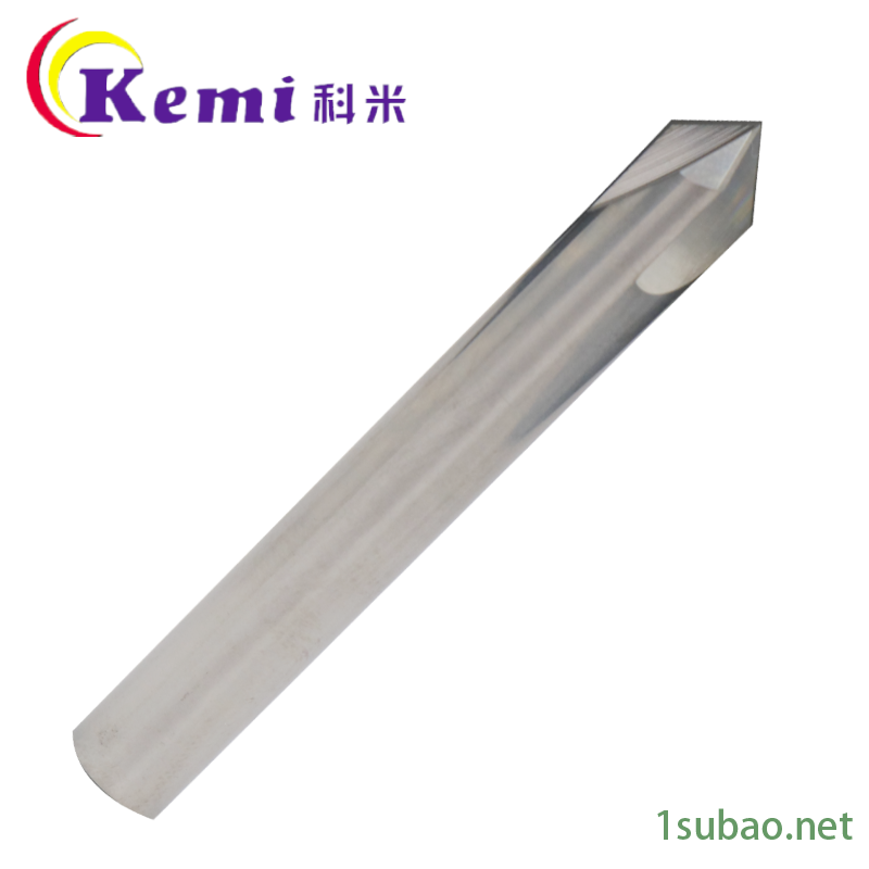 KMD德国进口钨钢高精度铝用三刃倒角刀60-90-120度铣床电脑锣加工中心用图2