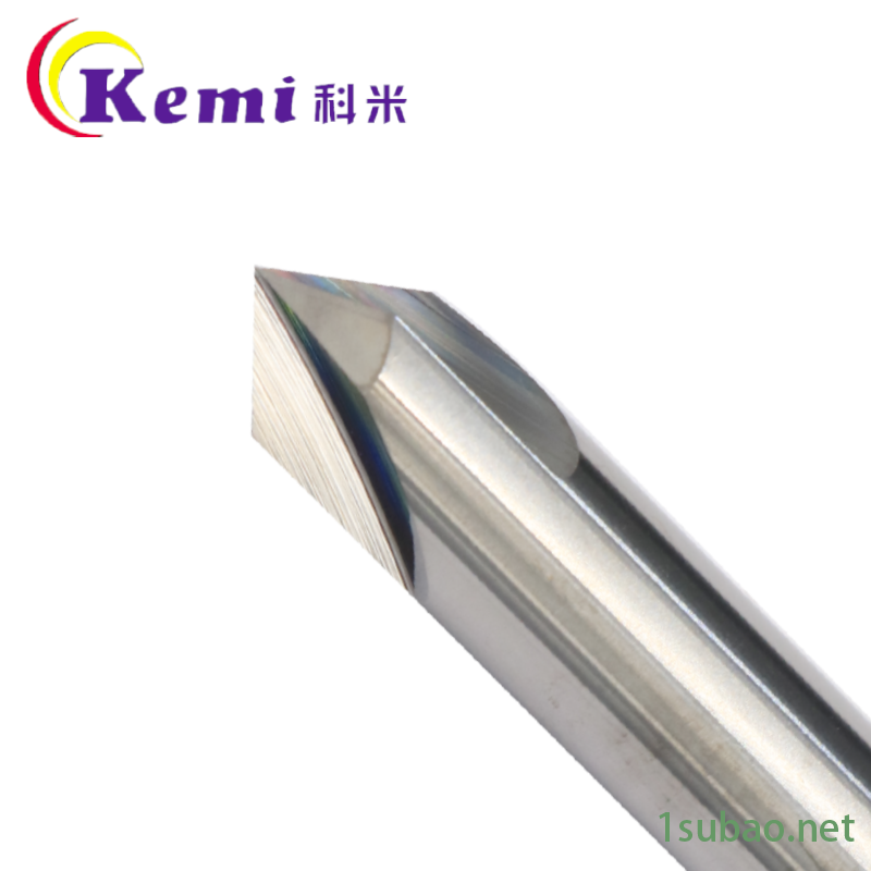 KMD德国进口钨钢高精度铝用三刃倒角刀60-90-120度铣床电脑锣加工中心用图3