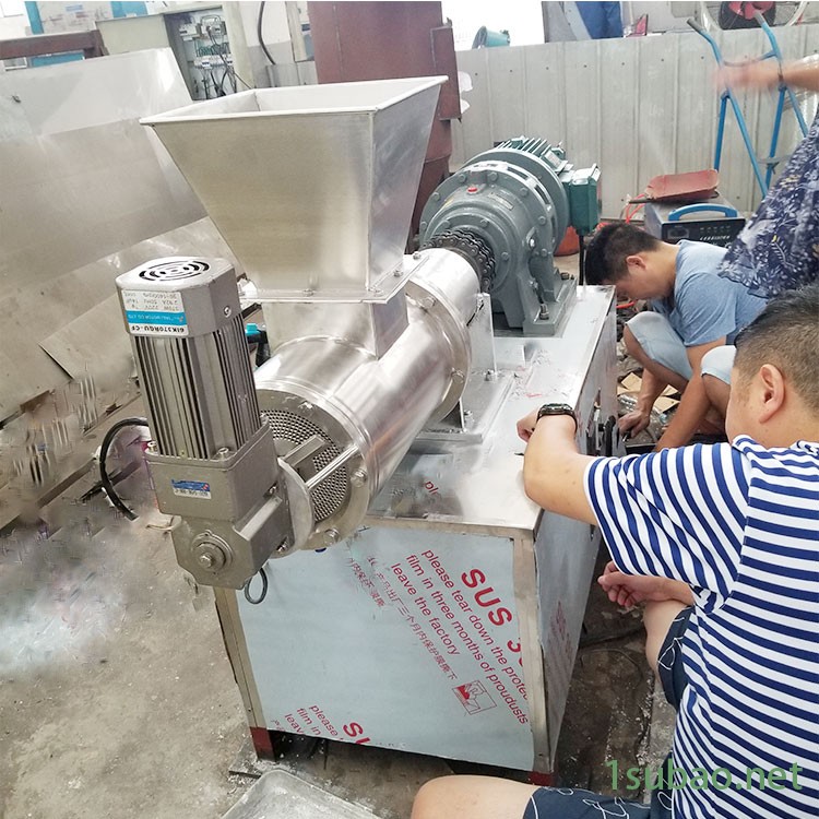 鹏栋干燥 双螺杆挤压制粒机 螺杆挤压颗粒机 剂饲料制粒机图2