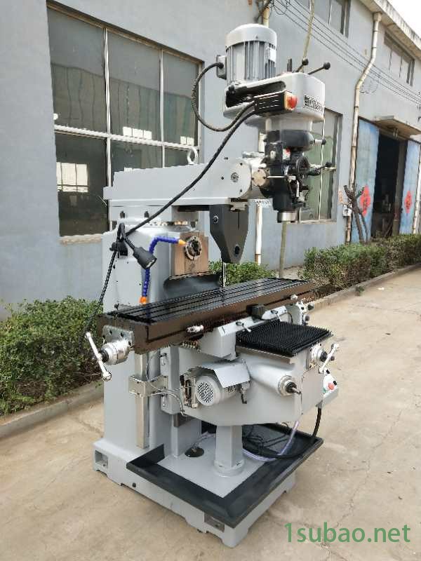 铣床厂家山东德品现货高速高精度炮塔铣床3号4号5号炮塔铣价格可配电子走刀器 数字显示尺做模具就选炮塔铣床图2