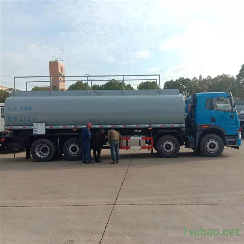 解放牌洗井液减水剂罐式运输车 润滑油槽罐车容积25方图3